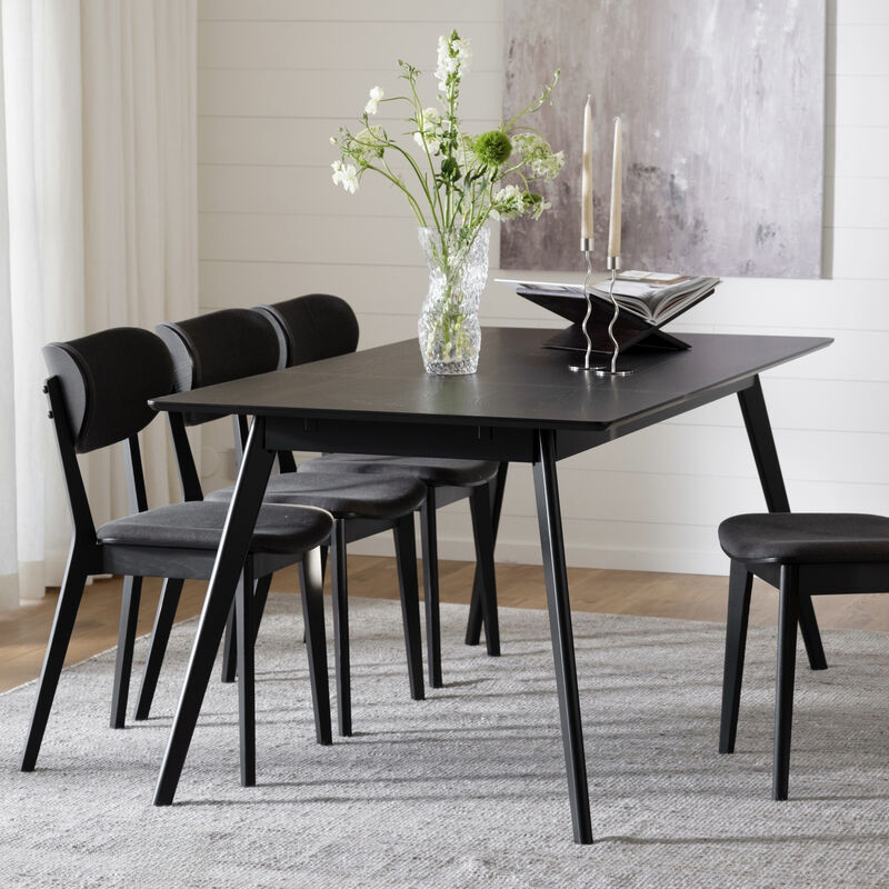 Rowico Home Yumi ruokapöytä 190x90 cm musta